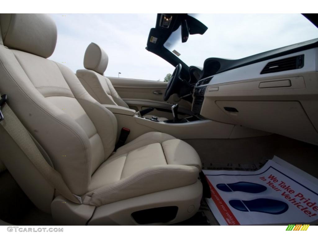 2008 3 Series 335i Convertible - Jet Black / Beige photo #9