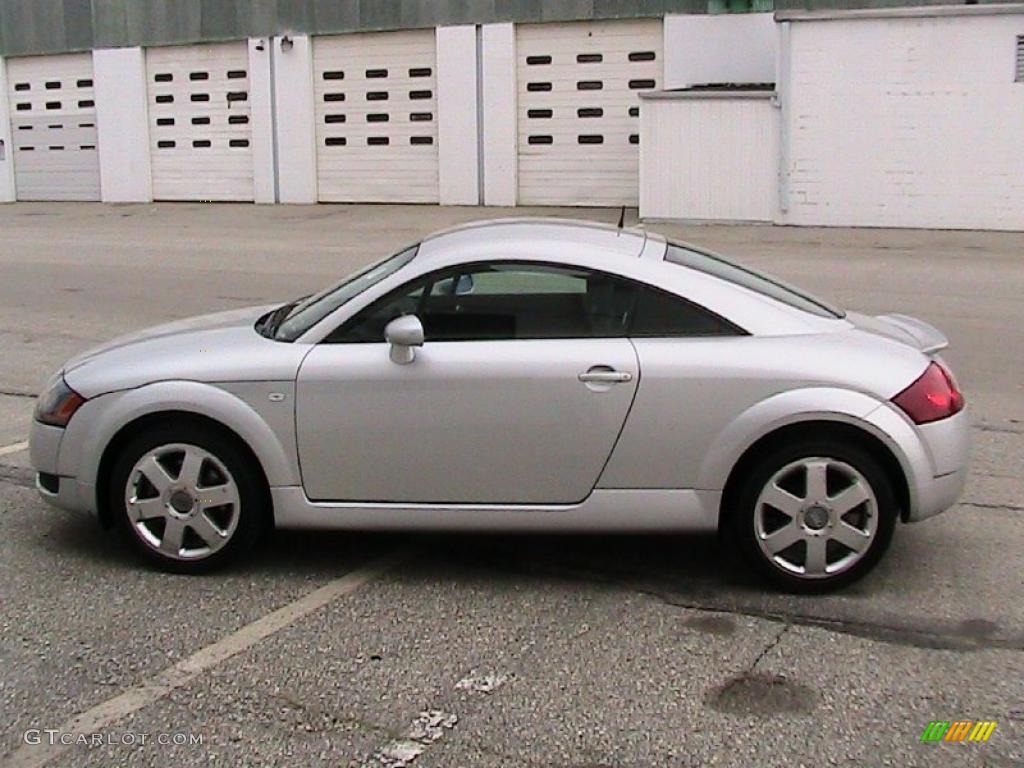 2001 TT 1.8T Coupe - Lake Silver Metallic / Ebony Black photo #14