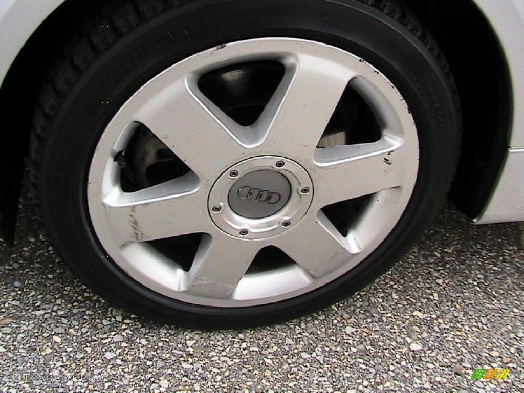 2001 TT 1.8T Coupe - Lake Silver Metallic / Ebony Black photo #19