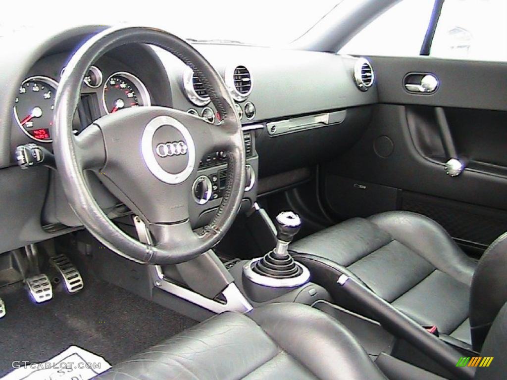 2001 TT 1.8T Coupe - Lake Silver Metallic / Ebony Black photo #31