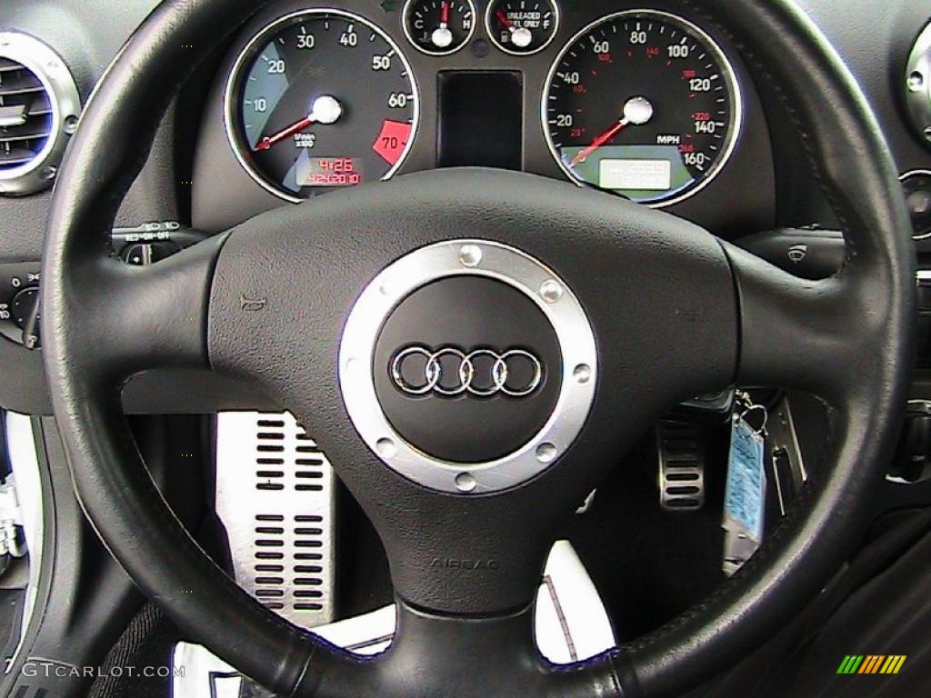 2001 TT 1.8T Coupe - Lake Silver Metallic / Ebony Black photo #35