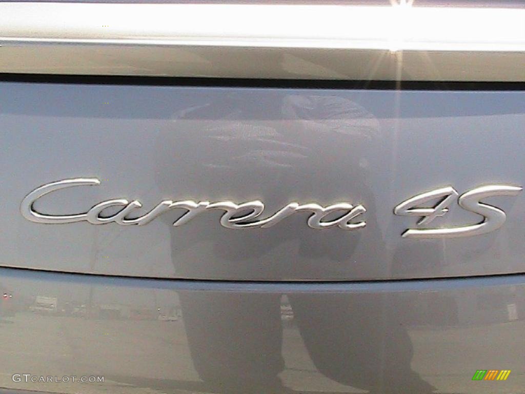 2007 911 Carrera 4S Coupe - Arctic Silver Metallic / Black photo #29