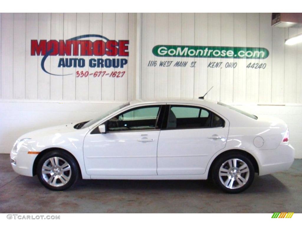 White Suede Ford Fusion