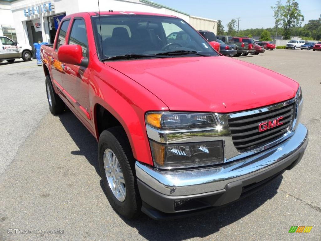 Fire Red GMC Canyon