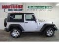 2007 Bright Silver Metallic Jeep Wrangler X 4x4  photo #2