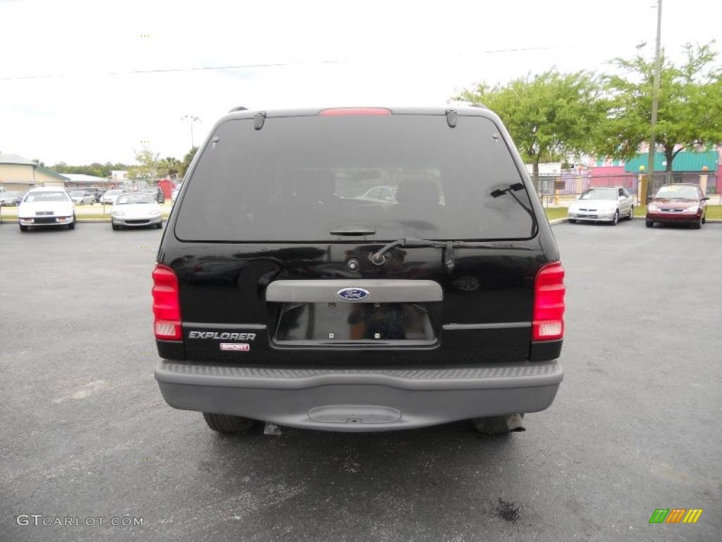 2001 Explorer Sport - Black / Dark Graphite photo #5