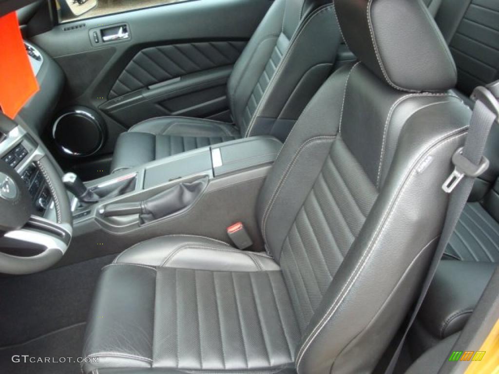 2010 Mustang GT Premium Coupe - Sunset Gold Metallic / Charcoal Black photo #7