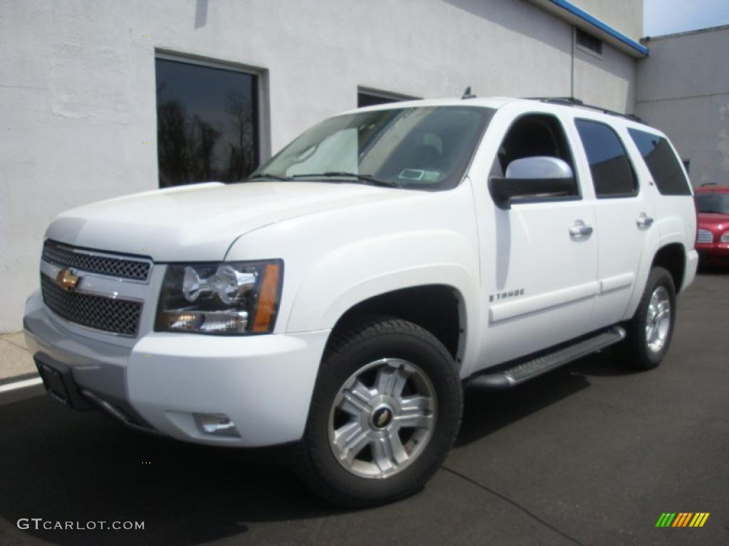 2007 Tahoe Z71 4x4 - Summit White / Ebony photo #1