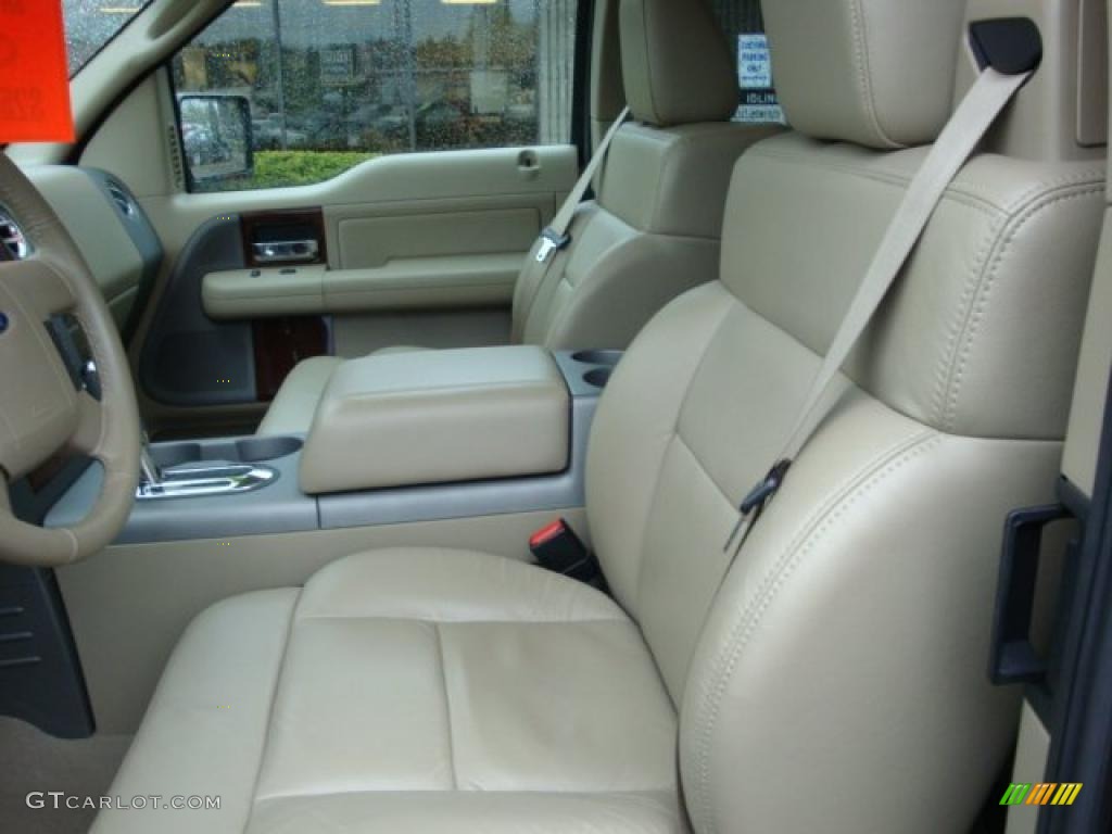 2007 F150 Lariat SuperCab 4x4 - Black / Tan photo #7