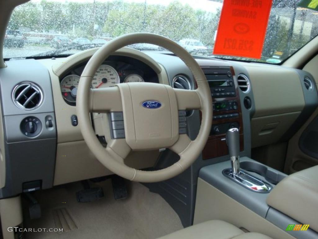 2007 F150 Lariat SuperCab 4x4 - Black / Tan photo #15