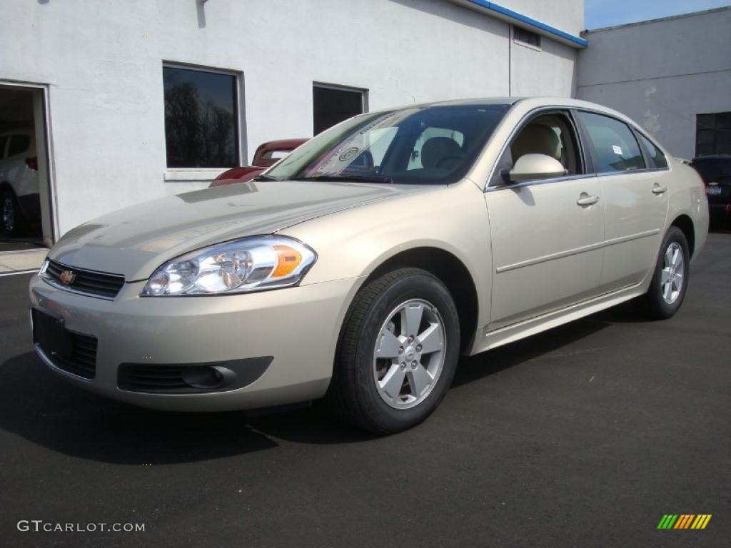 2010 Impala LT - Gold Mist Metallic / Neutral photo #1