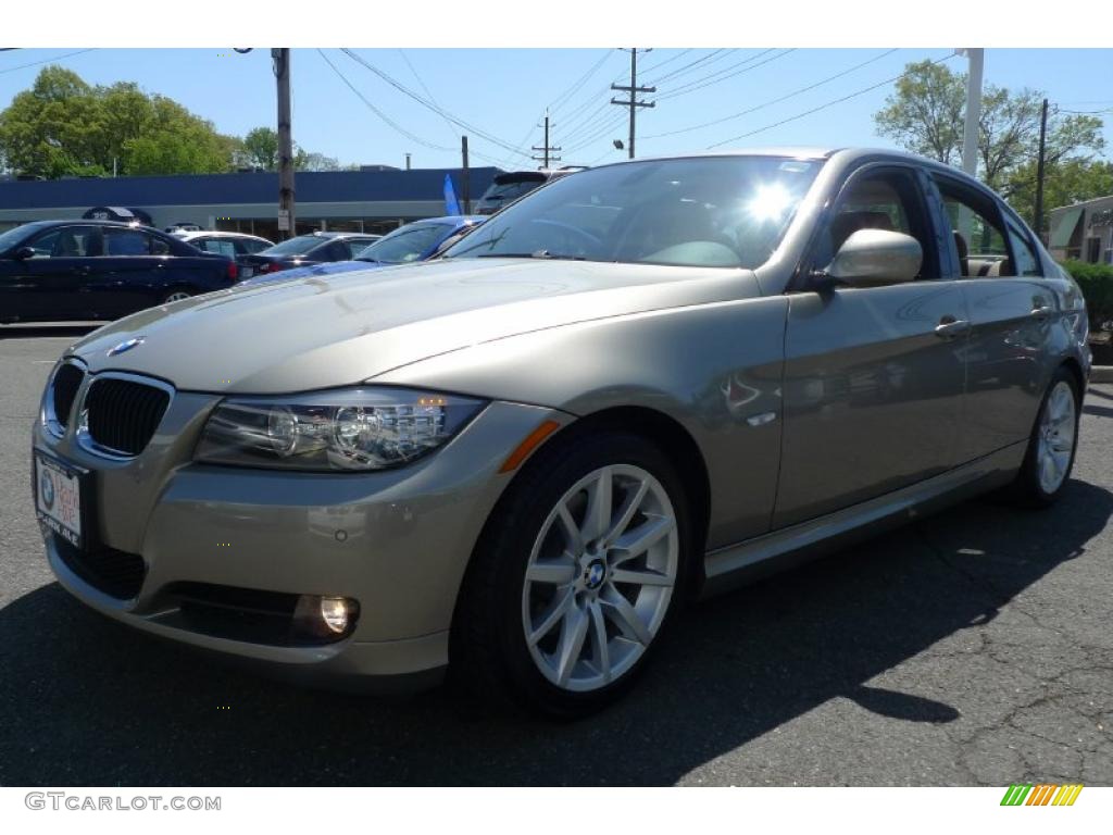 2009 3 Series 328i Sedan - Platinum Bronze Metallic / Saddle Brown Dakota Leather photo #8