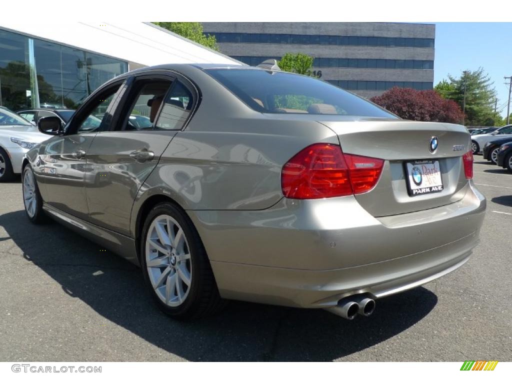 2009 3 Series 328i Sedan - Platinum Bronze Metallic / Saddle Brown Dakota Leather photo #11