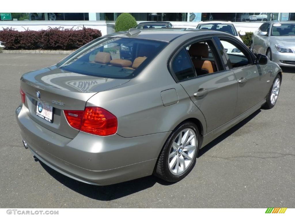 2009 3 Series 328i Sedan - Platinum Bronze Metallic / Saddle Brown Dakota Leather photo #15
