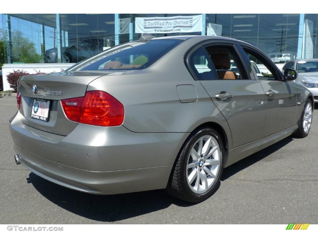 2009 3 Series 328i Sedan - Platinum Bronze Metallic / Saddle Brown Dakota Leather photo #16