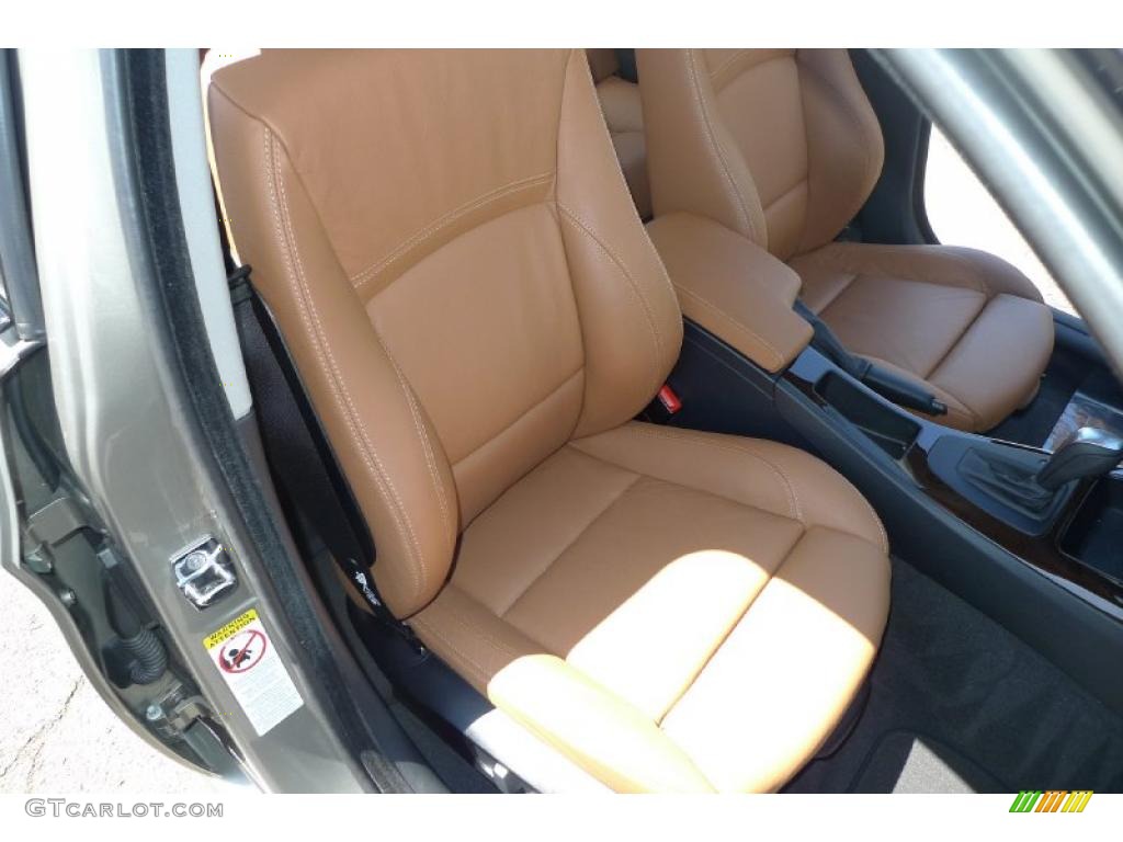 2009 3 Series 328i Sedan - Platinum Bronze Metallic / Saddle Brown Dakota Leather photo #34