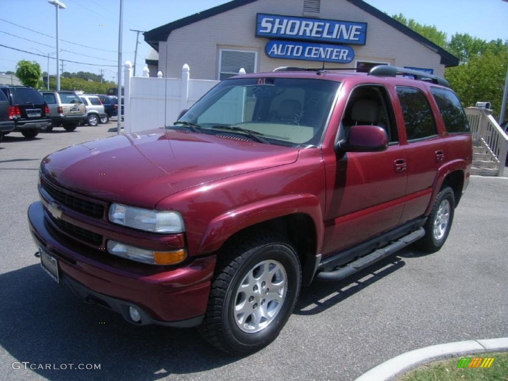 2004 Tahoe Z71 4x4 - Sport Red Metallic / Tan/Neutral photo #1