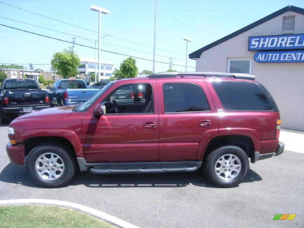 2004 Tahoe Z71 4x4 - Sport Red Metallic / Tan/Neutral photo #2