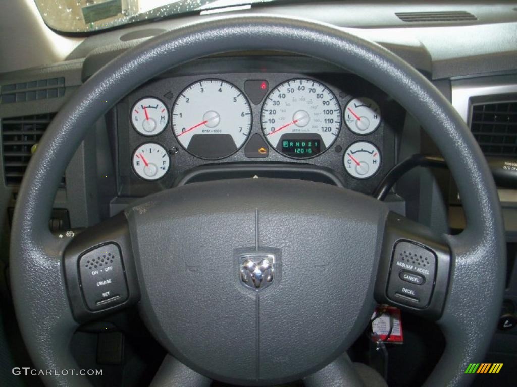 2008 Ram 1500 Big Horn Edition Quad Cab 4x4 - Patriot Blue Pearl / Medium Slate Gray photo #6