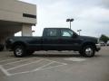 2004 Dark Green Satin Ford F350 Super Duty XLT Crew Cab 4x4 Dually  photo #2