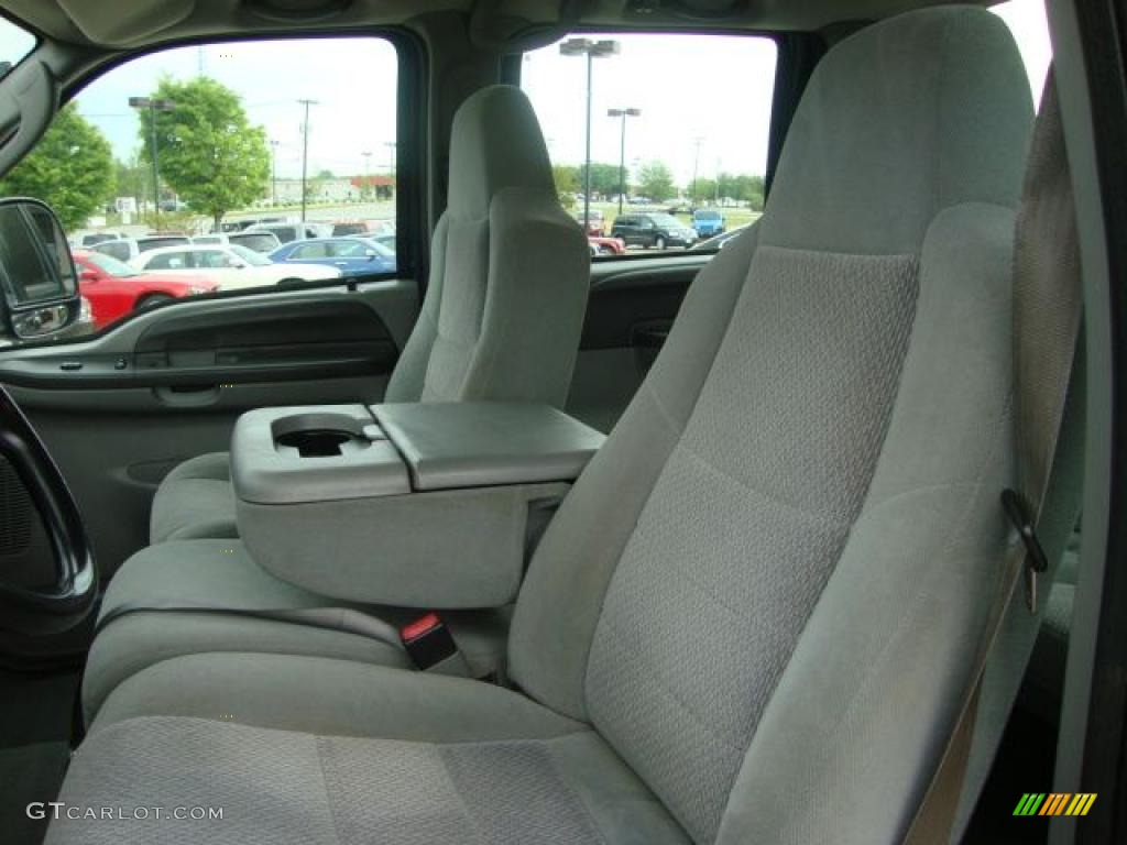 2004 F350 Super Duty XLT Crew Cab 4x4 Dually - Dark Green Satin / Medium Flint photo #8