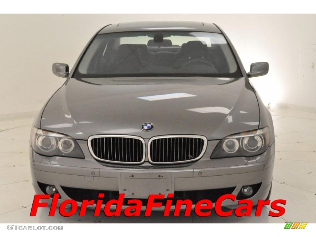 2006 7 Series 750i Sedan - Sterling Grey Metallic / Black/Black photo #5