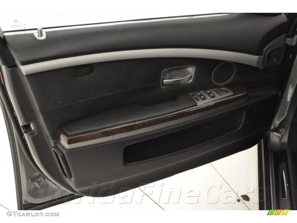 2006 7 Series 750i Sedan - Sterling Grey Metallic / Black/Black photo #11