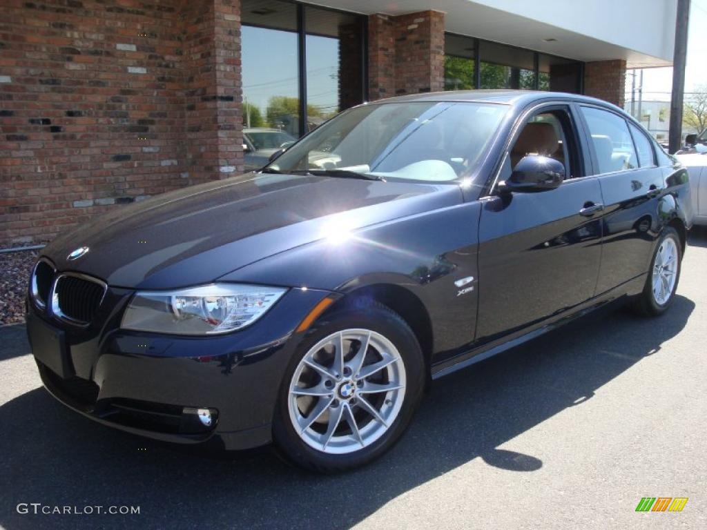 2010 3 Series 328i xDrive Sedan - Monaco Blue Metallic / Saddle Brown Dakota Leather photo #1