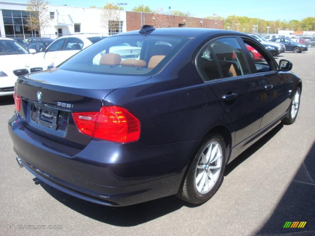 2010 3 Series 328i xDrive Sedan - Monaco Blue Metallic / Saddle Brown Dakota Leather photo #6