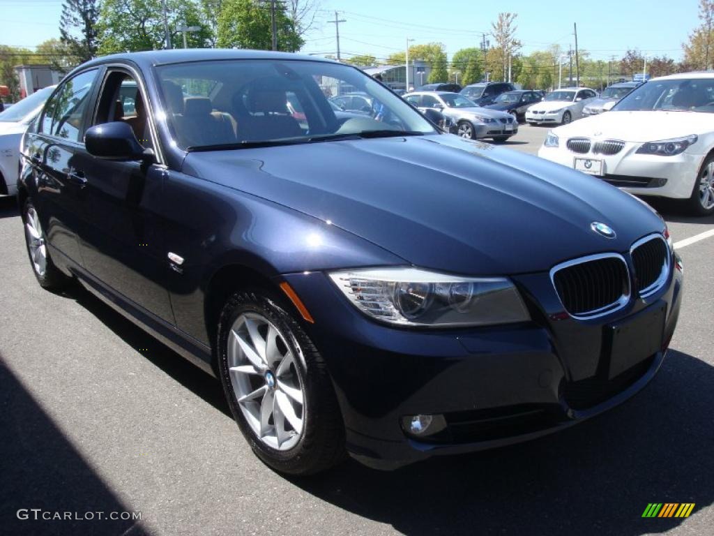 2010 3 Series 328i xDrive Sedan - Monaco Blue Metallic / Saddle Brown Dakota Leather photo #7