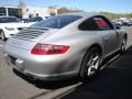 2008 Arctic Silver Metallic Porsche 911 Carrera 4 Coupe  photo #6