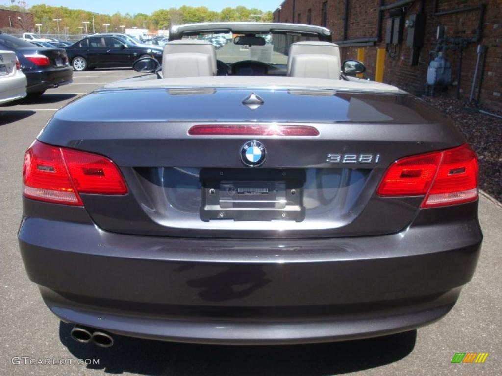 2008 3 Series 328i Convertible - Sparkling Graphite Metallic / Gray photo #5