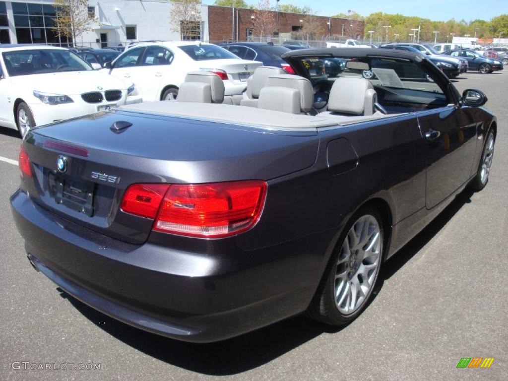 2008 3 Series 328i Convertible - Sparkling Graphite Metallic / Gray photo #6