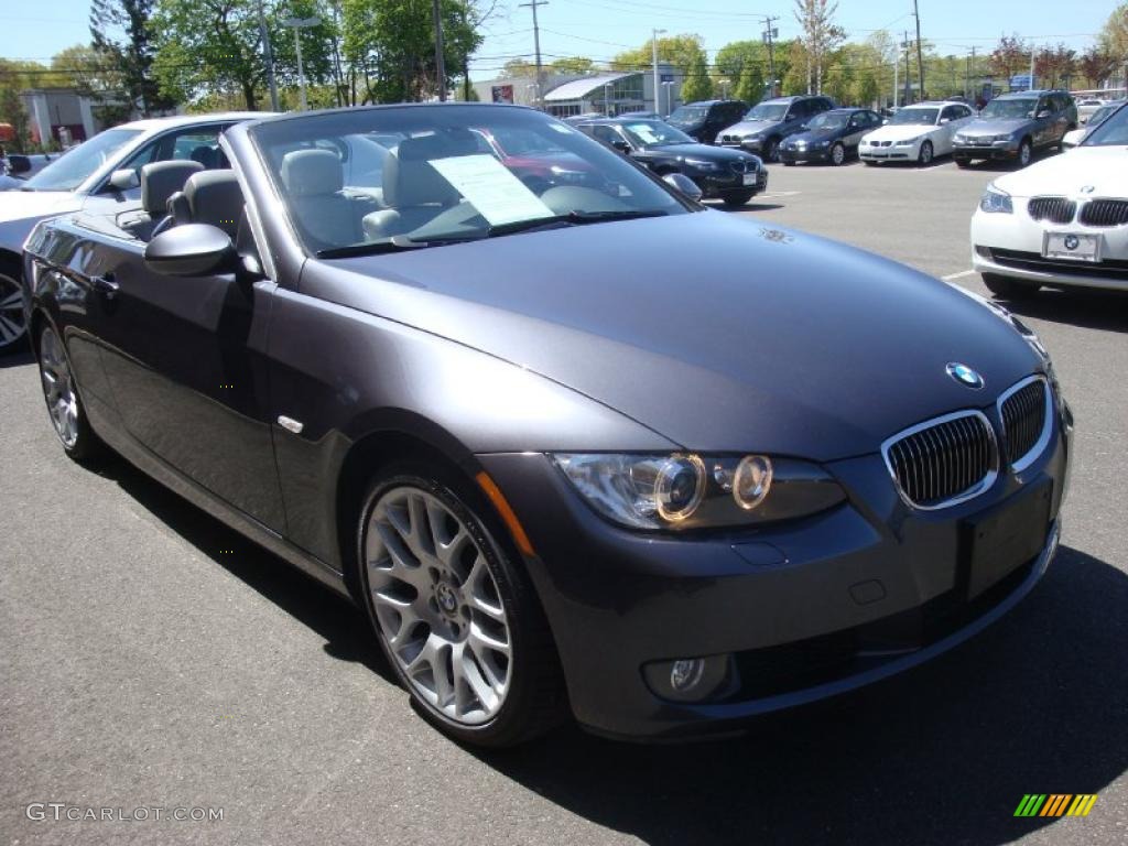 2008 3 Series 328i Convertible - Sparkling Graphite Metallic / Gray photo #7