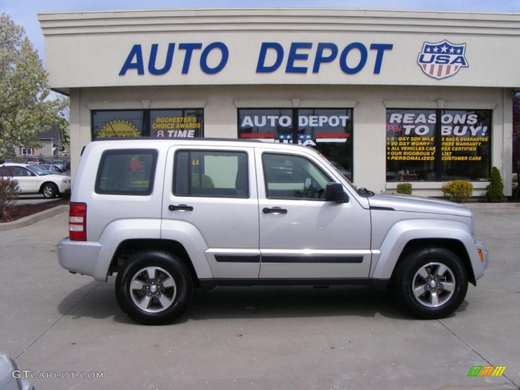 2008 Liberty Sport 4x4 - Light Graystone Pearl / Pastel Slate Gray photo #1