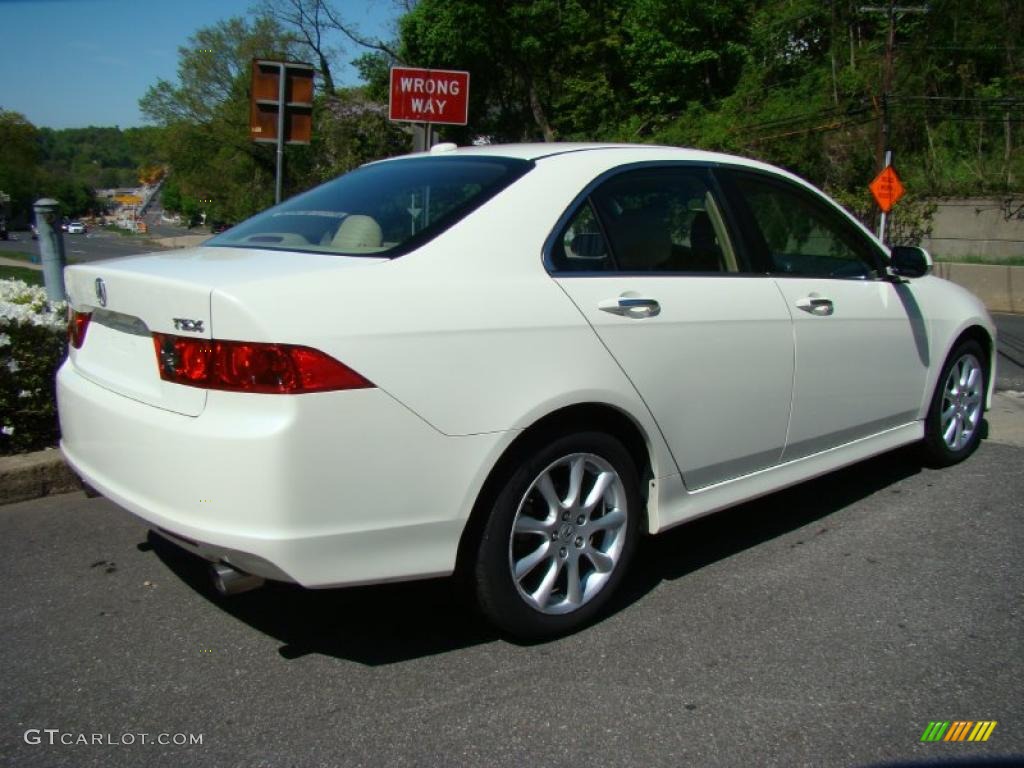 2008 TSX Sedan - Premium White Pearl / Parchment photo #4