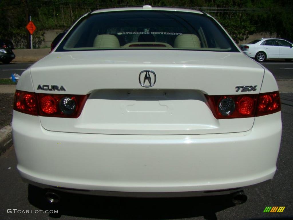 2008 TSX Sedan - Premium White Pearl / Parchment photo #5