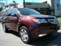 2007 Dark Cherry Red Pearl Acura MDX Technology  photo #1