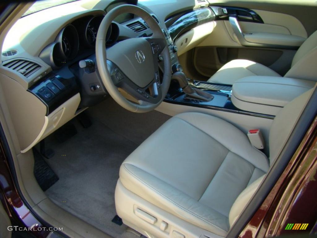2007 MDX Technology - Dark Cherry Red Pearl / Parchment photo #10