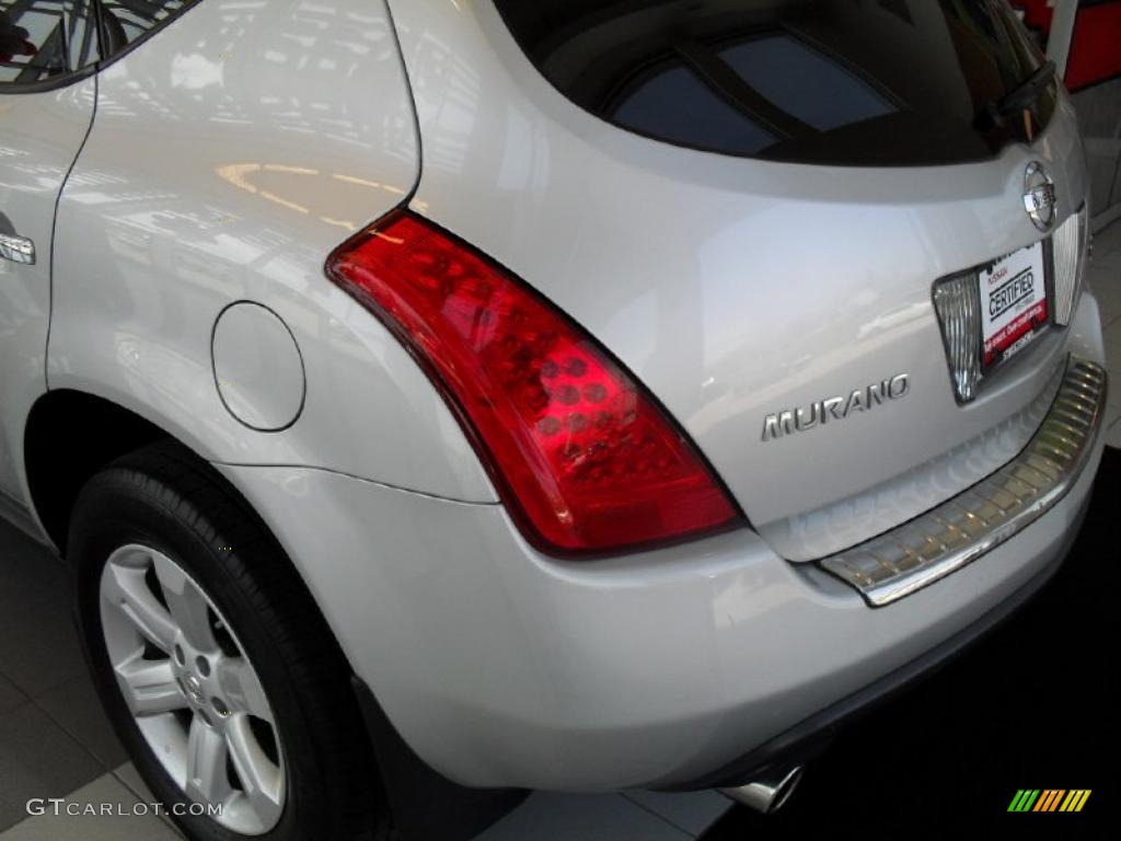 2007 Murano S AWD - Brilliant Silver Metallic / Charcoal photo #5