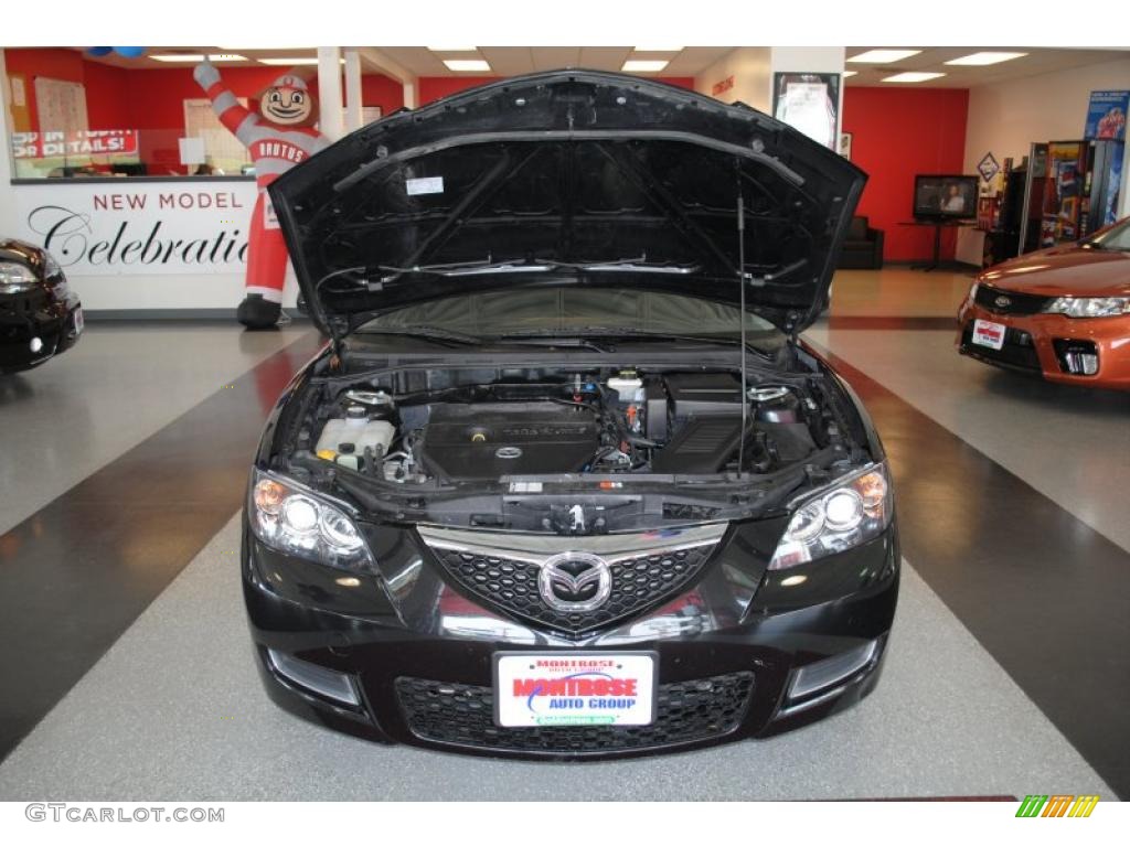 2009 MAZDA3 i Sport Sedan - Black Mica / Black photo #22