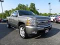 2009 Graystone Metallic Chevrolet Silverado 1500 LT Extended Cab  photo #1