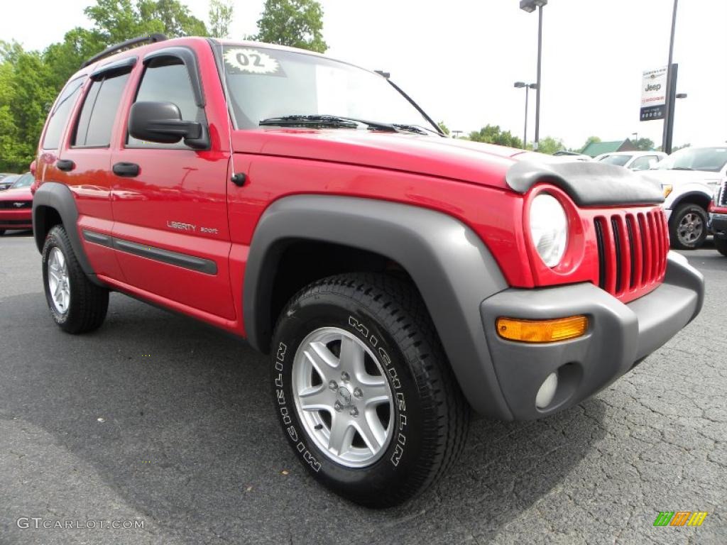 Flame Red Jeep Liberty