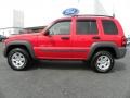 2002 Flame Red Jeep Liberty Sport 4x4  photo #5