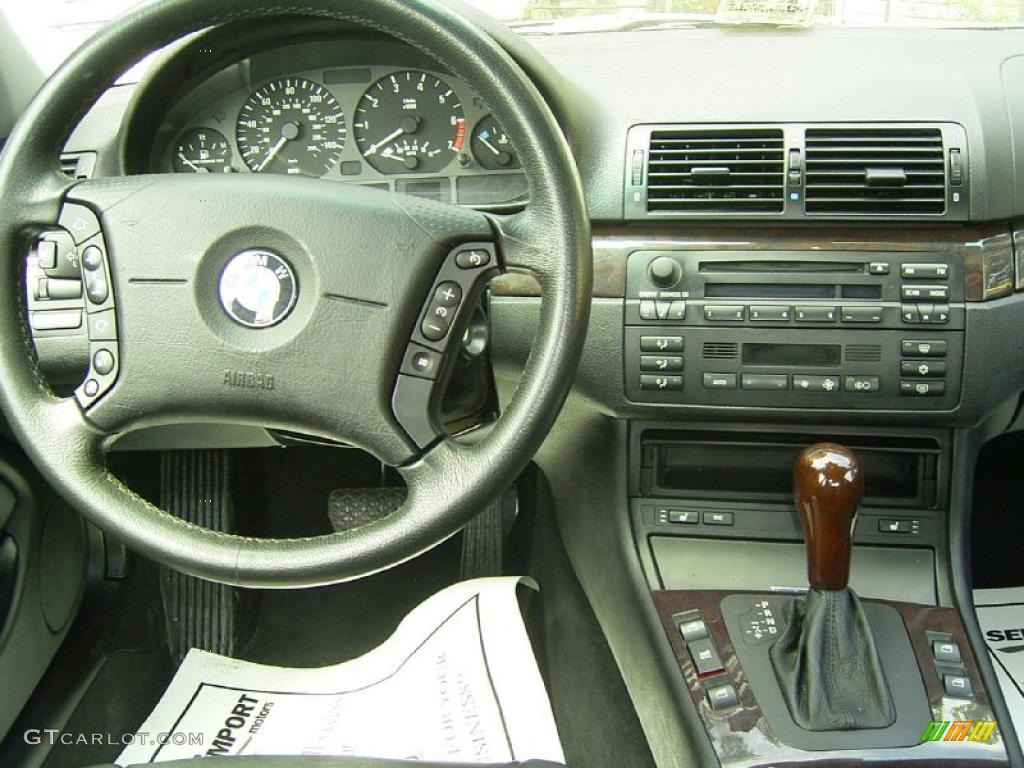 2003 3 Series 325i Sedan - Titanium Silver Metallic / Black photo #12