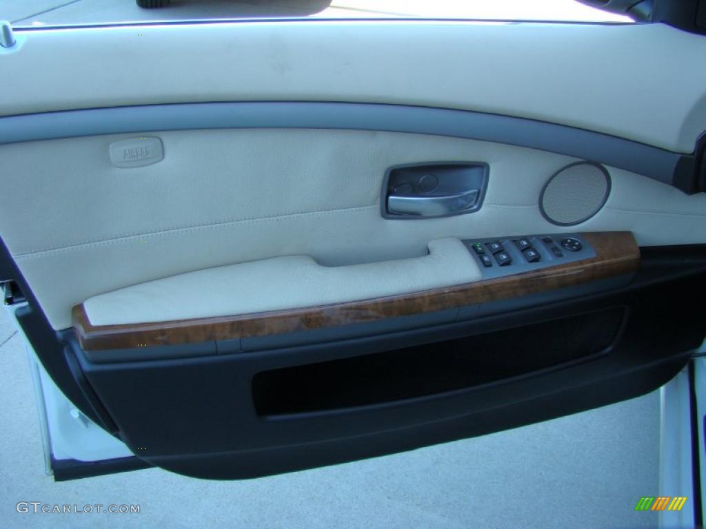 2008 7 Series 750Li Sedan - Alpine White / Cream Beige photo #7
