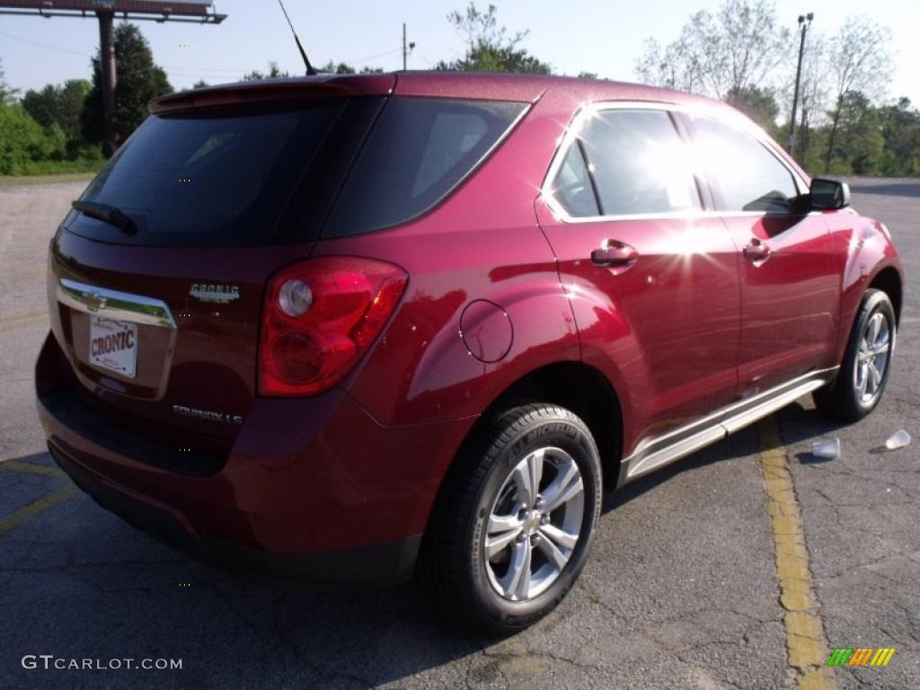 2010 Equinox LS - Cardinal Red Metallic / Jet Black photo #5