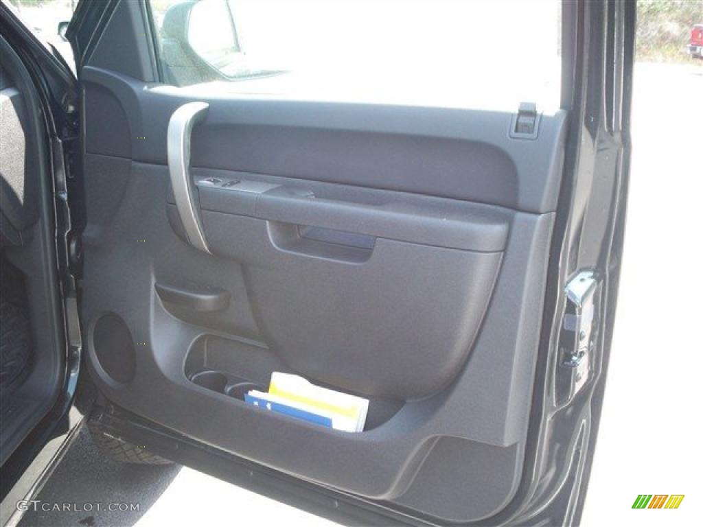2010 Silverado 1500 LT Extended Cab 4x4 - Black Granite Metallic / Ebony photo #13