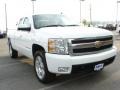 2008 Summit White Chevrolet Silverado 1500 LTZ Extended Cab 4x4  photo #1