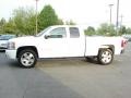 2008 Summit White Chevrolet Silverado 1500 LTZ Extended Cab 4x4  photo #2